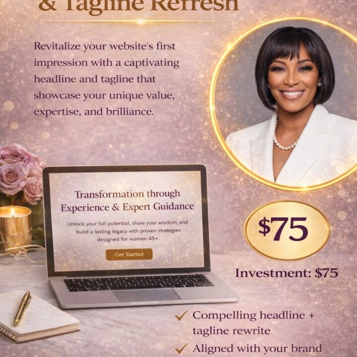  Homepage Headline & Tagline Refresh