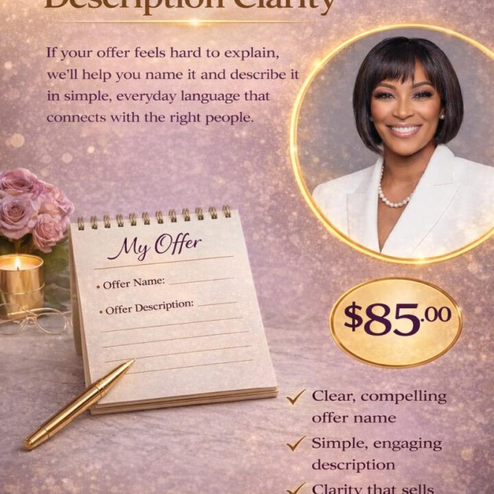  Offer Name + Description Clarity