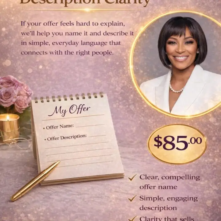  Offer Name + Description Clarity