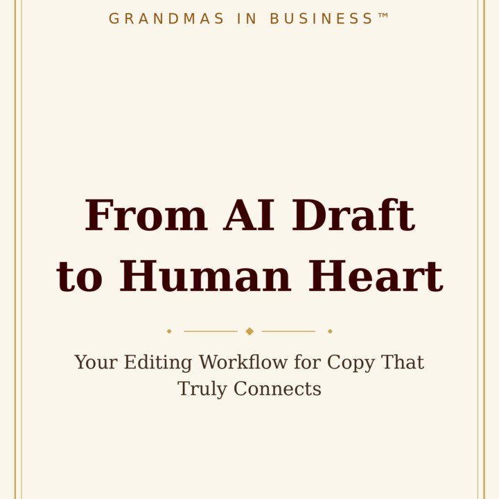 From AI Draft to Human Heart