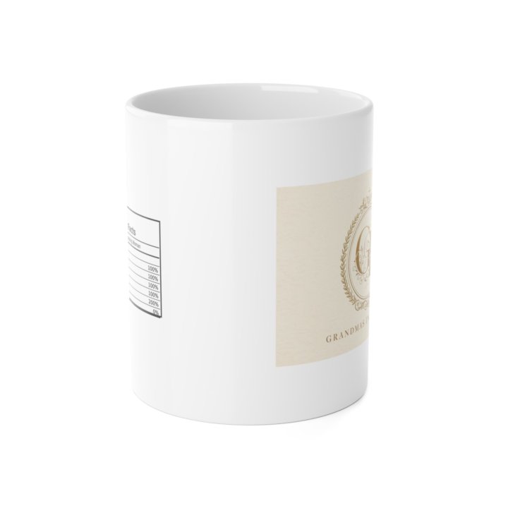 Grandmas In Business - Grandma Nutrition Facts Mug