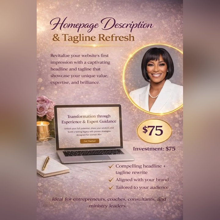 Homepage Headline & Tagline Refresh